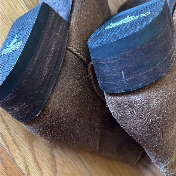 Old Gringo sz 9.5D Men’s Brown Suede Ankle Boots side zip NWOT new never worn - Picture 7 of 7